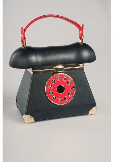 Ççs Kadın 17818 Telefon Görünümlü Konsept Çanta Siyah Siyah