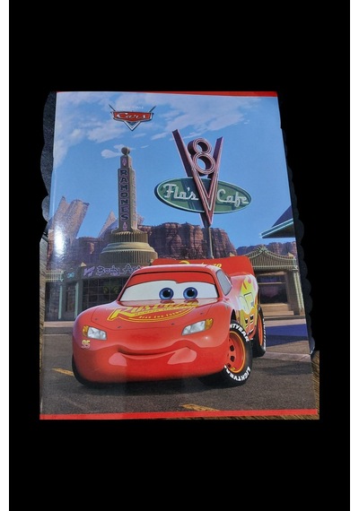 Cars A4 Çizgisiz 40 Yaprak Defter Karton Kapak Çok Renkli