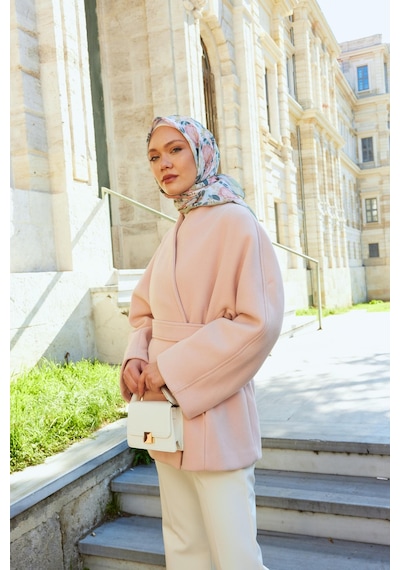 Mirsoy Scarf Dijital Soft Fiora Desen-soft Yeşil Soft Yeşil