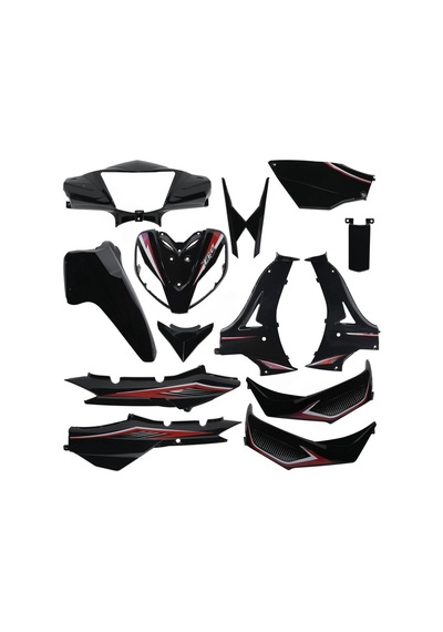 Kaporta Set Kuba Ege Siyah - 65783