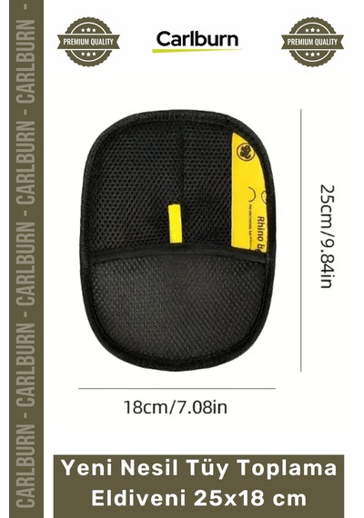 Kedi Köpek Tüy Temizleme Aparatı Mikrofiber Kumaş Yeni Nesil Tüy Toplama Eldiveni 25x18 Cm Çok Renkli