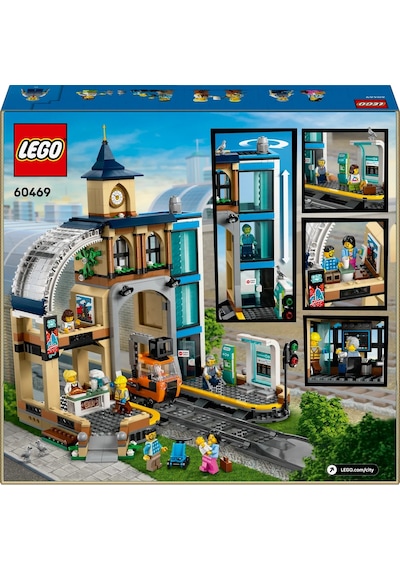 LEGO® City Merkez Tren İstasyonu 60469 - 7 Yaş ve Üzeri İnşaat ve Model Tren Oyuncaklarını Seven Çocuklar için Oyuncak Yapım Seti (752P) LEGO® City Merkez Tren İstasyonu 60469 - 7 Yaş ve Üzeri İnşaat ve Model Tren Oyuncaklarını Seven Çocuklar için Oyuncak Yapım Seti (752P)