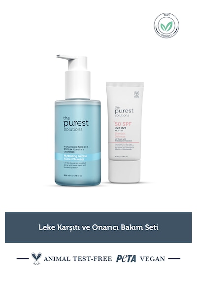 The Purest Solutions Leke Karşıtı Ve Onarıcı Bakım Seti