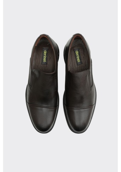 Derinet Bağcıksız Comfort Taban Casual Erkek Ayakkabı Kahve Kahve