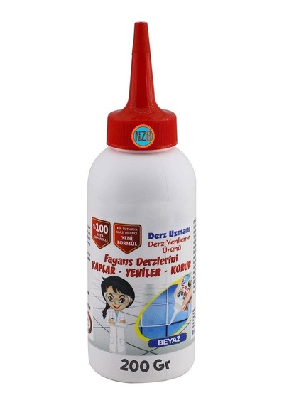 Tr Derz Dolgu Fayans Seramik Mermer Yer Duvar İçin Tamir Derz Yenileme Dolgusu Beyaz 200 Gr