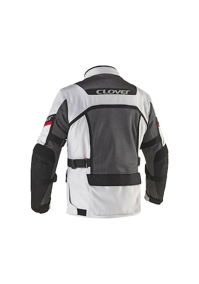Clover Ventouring-4 Wp Korumalı Motosiklet Montu Gri Siyah Kırmızı