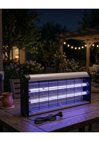 Uv Işıklı Elektrikli Sinek Savar 10w Sessiz Haşere Öldürücü Lamba Çok Renkli