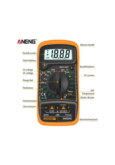 Mas830l Dijital Multimetre Ölçü Aleti Avometre