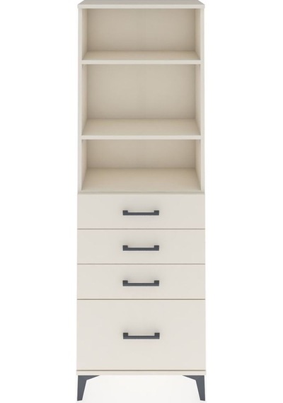 Arges Dolap 3 Raflı 4 Çekmeceli 60x30x182 Aytaşı-aytaşı Aytaşı