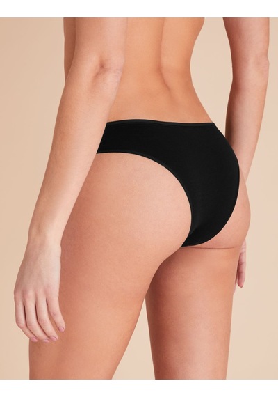 Marks & Spencer 5'li Dikişsiz Brazilian Külot Seti T61003498B Siyah