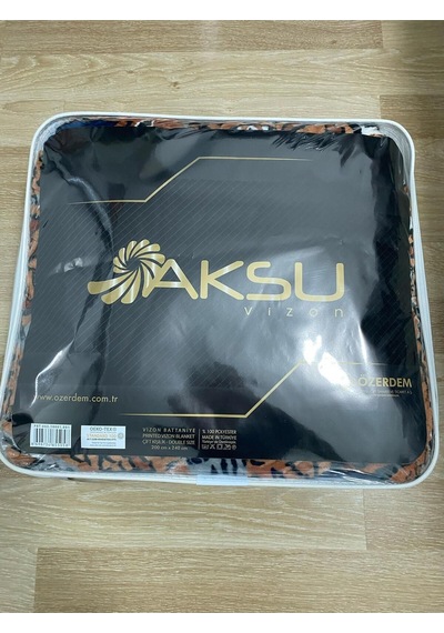 Aksu Tek Kişilik Battaniye Çantali Sari Sarı