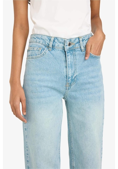 Defacto Comfort Straight Normal Bel Bilek Boy Jean Yıkamalı Pantolon G2215ax26spnm28 Mavi-nm28