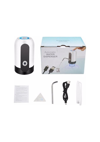 Bibizde Automatic Water Dispenser Şarjlı Damacana Pompası Siyah
