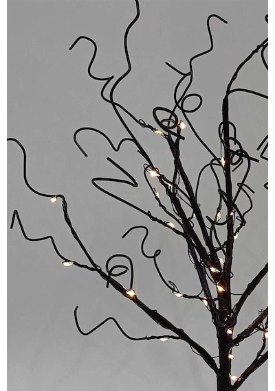 Led Işıklı Siyah Ağaç Dekor