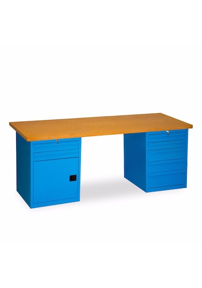 Starçelik Çalışma Tezgahı 7 Çekmeceli Dolaplı-2130 Mm