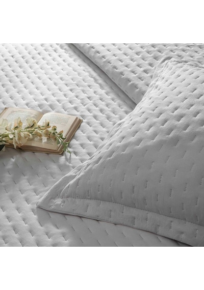 Linens Gardenia Çift Kişilik Yatak Örtüsü Seti Taş