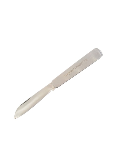 Metal Saplı Kamp Çakı 16cm Toplam Uzunluk No1 Gümüş