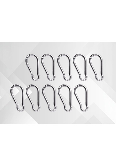Ayrex M4 Karabina Çinko İle İşlenmiş 316 Paslanmaz Çelik 40x20x4 Mm 10 Adet