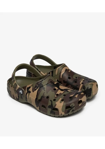 Crocs 211936-3tc Classic Camouflage Clog Unisex Sandalet Çok Renkli