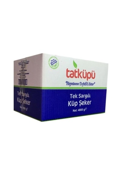 Tatküpü Tek Sargılı Küp Şeker 4 KG