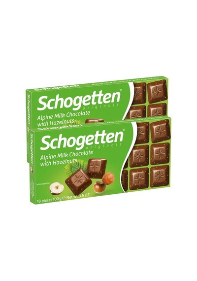 Schogetten Sütlü Fındıklı 100gr X2