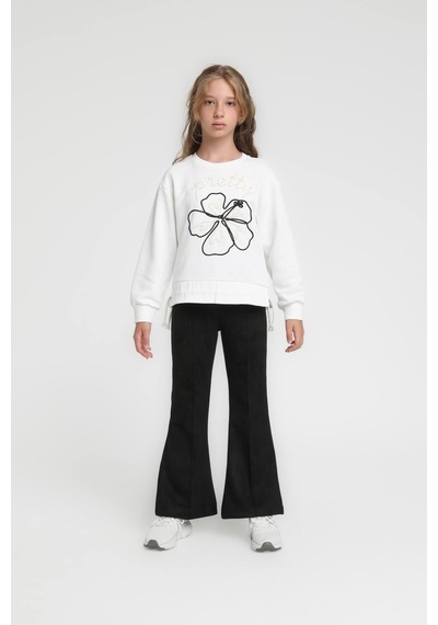 Xo Kids Kız Çocuk Sweatşirt 10-14 Yaş 36074 Beyaz
