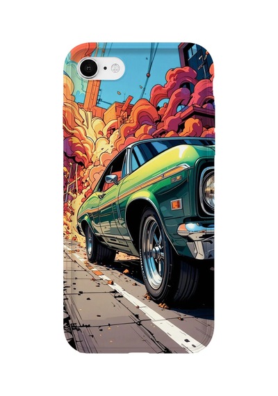 İphone 6 Uyumlu Baskılı Şeffaf Telefon Kılıfı Koleksiyon: Turboline Streetworks 6
