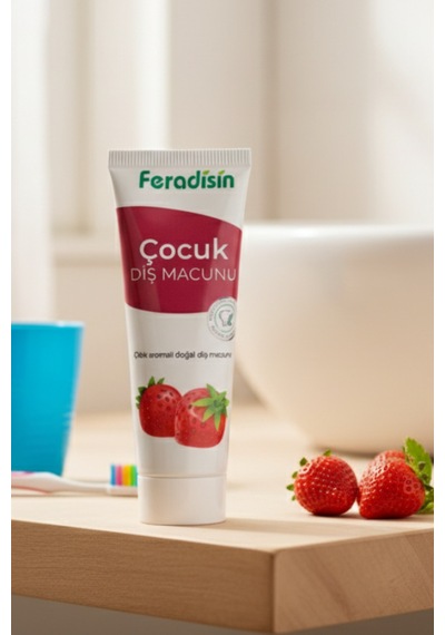Doğal Çocuk Florürsüz Beyazlatıcı Ve Koruyucu Diş Macunu 65 Gr - Gimdes Helal Sertifikalı