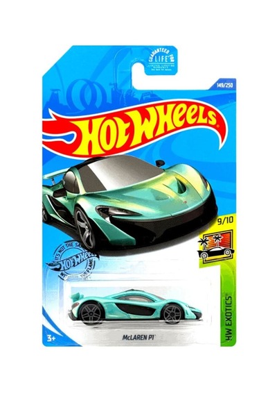 Hot Wheels Mclaren P1 - Uzun Kart - Cam Göbeği - Hw Exotics 9/10 - Ghc36 - 2020 Yeşil