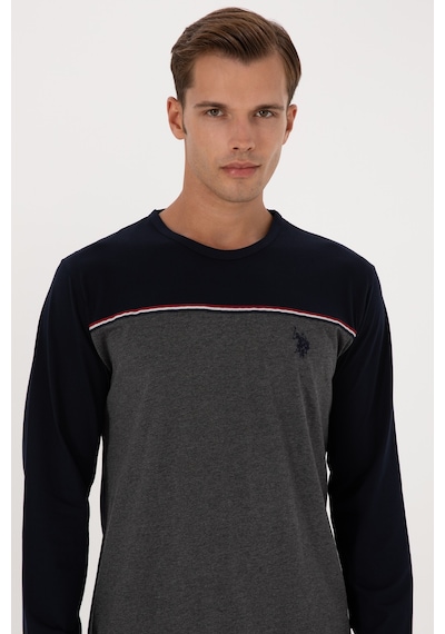U.s. Polo Assn. Erkek Lacivert Pijama Takım 50318617-vr033 Lacivert