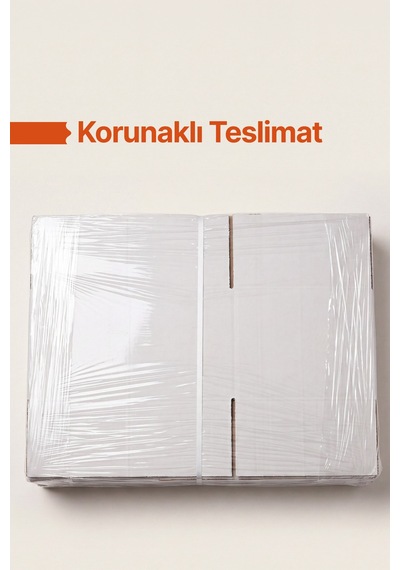 3 Adet 60x40x40 Cm Bc Dalga Çift Oluklu Beyaz Taşınma Kolisi Büyük Boy Dayanıklı Koli