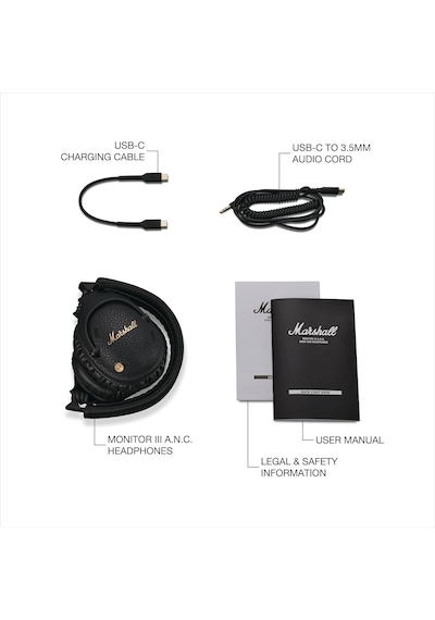 Marshall Monitor III ANC Bluetooth 5.3 Kulak Üstü Kulaklık