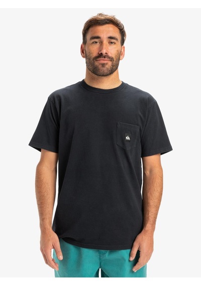 Quiksilver Salt Water Pocket Ss Tee Erkek T-shirt-29747 Siyah