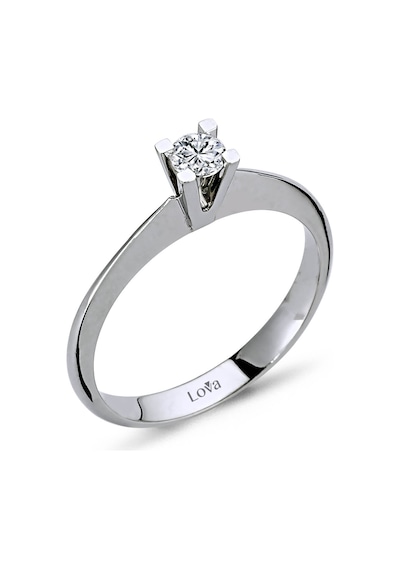 Lova E Renk 0,16 Karat Pırlanta Tektaş Yüzük - 1060007