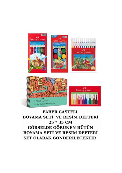 Boyama Seti Ve Resim Defteri 25 35 Cm