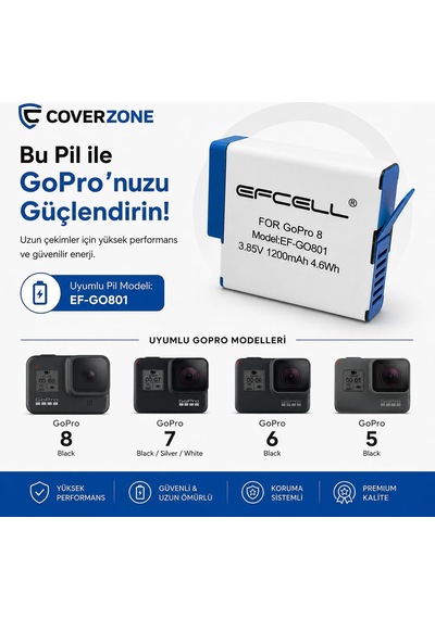 Gopro Hero 8 Hero 7 Hero 6 Hero 5 Black Ve Hero 2018 İle Uyumlu 1200mah Yedek Kamera Bataryası 3.85v 4.6wh Aksiyon Kamera Pili Ef-go801 Go801 Belirtilmemibelirtilmemişş Gopro Hero 8 Hero 7 Hero 6 Hero 5 Black Ve Hero 2018 İle Uyumlu 1200mah Yedek Kamera Bataryası 3.85v 4.6wh Aksiyon Kamera Pili Ef-go801 Go801 Belirtilmemibelirtilmemişş