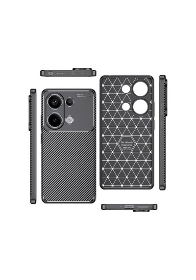 Pro 4g Uyumlu Kamera Korumalı Carbon Brushed Silikon Kılıf Diğer