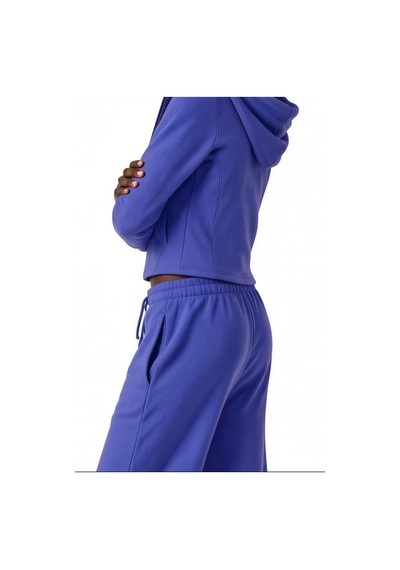 Hiccup Busem Kadın Geniş Paça Jarse Pantolon Kobalt Mavisi