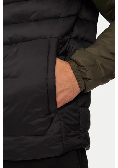 Jack & Jones Erkek Dik Yakalı Şişme Mont - 12258444 Yeşil