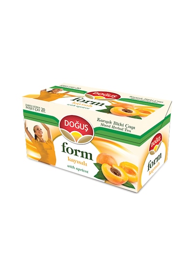 Doğuş Form Kayısılı Karışık Bitki Süzen Poşet Çay 3'lü 20 x 2 G