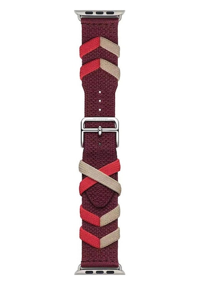 Watch 38mm Uyumlu Clo- Krd-97 Sarmal Örgü Tasarımlı Kordon-koyu Siyah