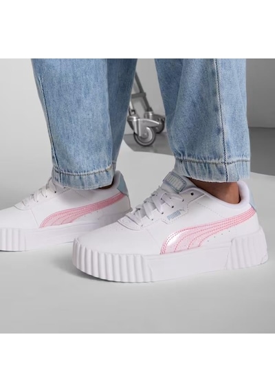 Puma Carina 3.0 Blurry Dreams Jr Günlük Sneaker Ayakkabı 40060701 Beyaz