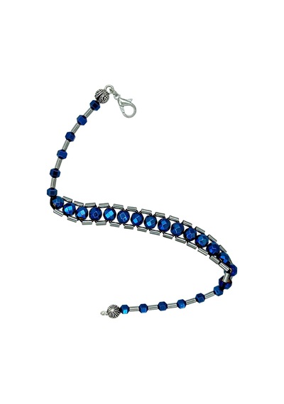 Oltutaşımarket Fasetalı Küre Kesim Mavi Ve Gümüş Renk Hematit Taşı Zaza Tesbih Bileklik 22 Cm Oltutaşımarket Fasetalı Küre Kesim Mavi Ve Gümüş Renk Hematit Taşı Zaza Tesbih Bileklik 22 Cm