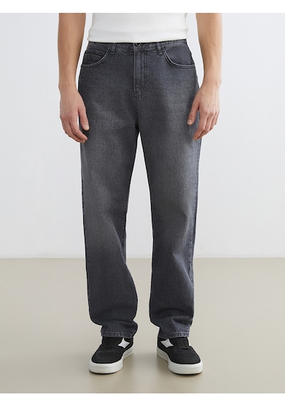 Lcw Jeans Gri Baggy Fit Erkek Jean Pantolon