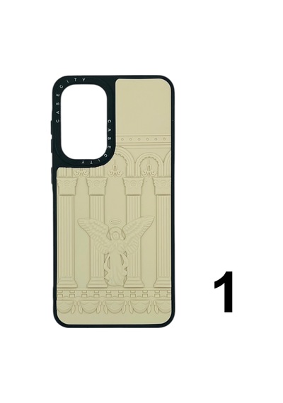 Nettech Samsung Galaxy A36 Uyumlu Casetify Kabartmalı Arka Koruma Kılıf - Karışık Renk Karışık Renk