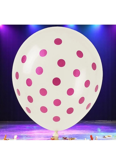Vıp Yüksek Kalite 100 Adet Şeffaf Pembe Balon Pembe Şeffaf Pullu Balon Pembe Pullu Dekorasyon Balonu
