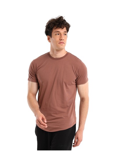 Sportive Ognian Erkek Kahverengi Günlük Stil T-shirt 24yetl18d05-khv 1604954 Kahverengi