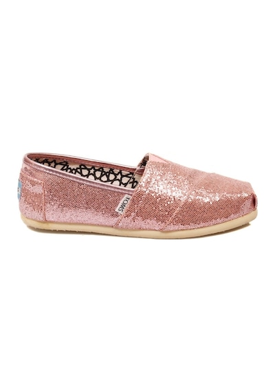 Toms Bayan Espadril Pink Glitter Pembe
