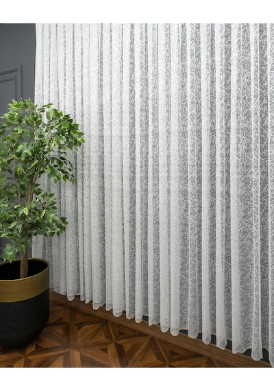 Evdepo Home Sarmaşık Kullanıma Hazır Tül Perde