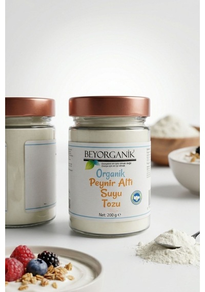 Beyorganik Pestisit Analizli Organik Peynir Altı Suyu Tozu 200 G